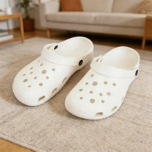 Dép bít mũi Miniso dành cho nam và nữ, dép xăng đan mùa hè, đế dày, chống trượt, thoáng khí, dép lê trong nhà, đế EVA mềm, khô thoáng, đế xuồng, dép đi vườn, dép đi biển, dép đi trong nhà. - Nhiều màu - Xem 16