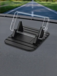 Basic Stand Car Phone Holder 1pc Silicone Upgraded Hands-Free Car Dashboard Phone Holder, Non-Slip Multi-Angle Navigation Bracket, Universal, Perfect Spring Gift - Multicolor - View 2