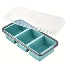 This Food Storage Container Has A Lid And Multiple Compartments, Making It Suitable For Meal Preparation, Refrigerator Organization, Office Use, And Travel. - 查看 12