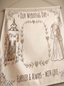 Thảm trang trí đám cưới in theo yêu cầu. - Nhiều màu - Xem 3