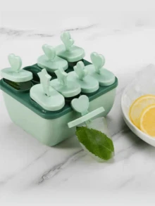 8pcs Ice Cream Pop Mold Set, Suitable For Making Ice Cream And Yogurt Popsicles With Sticks. Home Ice Pop Maker: Made Of Materials, Easy To Remove The Finished Ice Pops; Very Suitable For Home Use In The Summer. - Multicolor - View 4