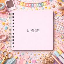 Scrapbook Photo Album  14.5x14.5 Cm – Creative Memory Book For Couples, Trips, Anniversaries And Special Moments – Various Colors Available, Premium Style, Ideal For Gifts, Storing Memories And Decorating With  Photos, Customizable, Compact, Modern And Elegant - 淺粉紅色 - 查看 5