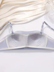 3 chiếc áo lót không dây dành cho nữ, kiểu dáng ôm sát, dành cho ngực nhỏ, không đường may, dạng camisole. - Nhiều màu - Xem 3