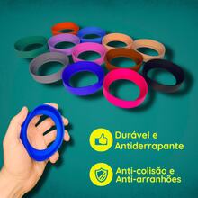 Small Silicone Boot Pieces, Silicone Protective Sleeve For Water Bottles With Wide Base, Waterproof Silicone Protective Cover, Anti-Drop, Anti-Scratch For Cups, Suitable For Daily Use, Travel, Family Gatherings, Parties, Gifts For Women, Christmas, Christmas Decorations - 鏽棕色 - 查看 7