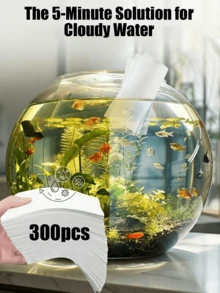 50片水族箱濾棉墊，用於魚缸清潔－吸附廢物並控制藻類，水族清潔用品，水晶般清澈的水質，去除發黃，水族配件，易於使用，水族/魚類，吸水材質 - C-白色 - 查看 13