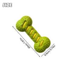 Interactive Talking Dog Chew Toy, Rubber Bone-Shaped Toy With Cute Cartoon Patterns, Multi-Color Options, Built-In Sound Device, Helps Clean Teeth, Relieve Teething Discomfort, Prevent Oral Issues, Fresh Breath, Suitable For Solo Play, Chewing, Outdoor Activities, Daily Play And Training, Classic Pet Supplies - Multicolor - View 10