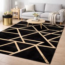 Casa Laura Enxovais Soft Flannel Rug In Modern Prints 2.00 X 1.50 - Various Colors - GOLDEN TRIANGLE - View 1