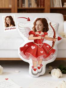 Personalized Face Cushion, Purple Dress, Customized Body Pillow, Unique And Interesting. Suitable For Father's Day, Mother's Day, Halloween, Christmas, Christmas Eve, Valentine's Day, Birthday, Personalized Day, Veteran's Day, Thanksgiving, Easter, April Fool's Day, Carnival, Ramadan, Eid Al-Fitr, Eid Al-Adha, National Day, Etc. - GO! Skirt - View 13