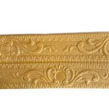 1 miếng nẹp trang trí 3D tự dính kích thước 90.55in x 4.72in, nẹp viền giấy dán tường 3D chạm khắc hoa văn tự dính, bảo vệ góc khung - Dễ bóc và dán, nẹp chân tường PVC, thích hợp trang trí nhà cửa, trần nhà, tường và khung ảnh - Chất liệu PVC, trang trí nhà DIY, nẹp trang trí, trang trí hiện đại, dễ lắp đặt - Nhiều màu - Xem 16