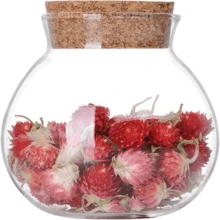 Thickened Glass Transparent Tea Can, Heat-resistant Sealed Tank, Large Flower Tea Can, Glass Bottle, Lead-free Storage Tank - Clear - View 11