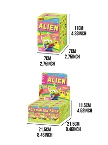 POP MART 迪士尼皮克斯玩具总动员外星人沉浸式体验系列收藏人偶，神秘盒装小绿人乙烯基玩具，高品质ABS PVC材质，2.36-2.76英寸迷你桌面摆件，精致涂装工艺，可爱角色雕塑，创意场景设计，是送给迪士尼皮克斯粉丝、玩具总动员爱好者、动画爱好者和人偶收藏家的完美惊喜礼物，也是理想的家居办公桌装饰生日礼物。 - 彩色 - 查看 5