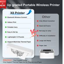 Marklife X8 Portable A4 Tattoo Printer Bluetooth Wireless Thermal Stencil Printer For Tattoo Artists Office Home PDF Document Photo Printing - Multicolor - View 11