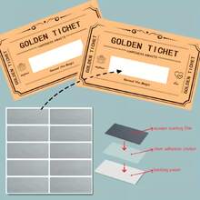 20/40 Stücke Goldene Rubbelkarten, Rubbelkarten, geeignet für Paar, Hochzeitstage, Geschäft, Partys, Veranstaltungsgeschenkkarten, Rabattgutscheine, Werbeprämien und Lottokarten, um eine vollständig immersive Atmosphäre zu schaffen - A - Übersicht 2