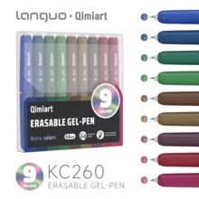 1 pezzo Penne gel colorate di alta qualità cancellabili, penne per disegno e pianificazione per studenti d'arte, 9 colori/45 colori, inchiostro a base d'acqua, pennarelli per pianificatore fai-da-te e pittura, penne colorate a grande capacità, evidenziatori - Penne gel cancellabili colorate - Visualizzare 13