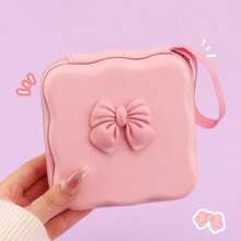 Cute Bow Candy Color Data Cable Protector, Data Cable Storage Bag, Digital Accessories Storage Box, Anti-Drop Zipper Pouch - Multicolor - View 10