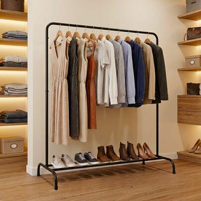 Arara Moderna Estilo Aberto Minimalista Organizadora de Roupa Multiuso Estrutura Reforçada Decoração