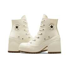 Converse Chuck 70 High-Top Canvas Shoes In A Heeled Style, Unisex. - 白色 - 查看 4