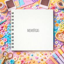 Scrapbook Photo Album  14.5x14.5 Cm – Creative Memory Book For Couples, Trips, Anniversaries And Special Moments – Various Colors Available, Premium Style, Ideal For Gifts, Storing Memories And Decorating With  Photos, Customizable, Compact, Modern And Elegant - 薄荷 - 查看 3