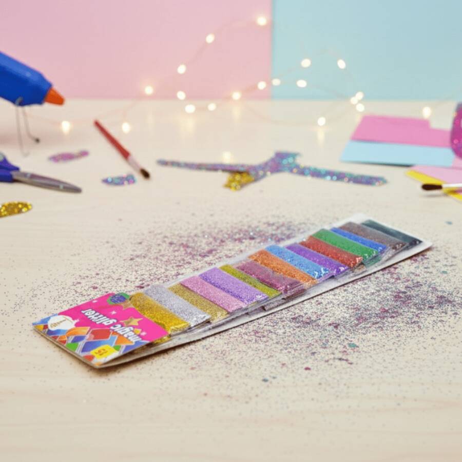 Pack 5 Tiras Diamantinas de Colores | 15 Sobres | Manualidades, Arte, Decoración y Proyectos Creativos - Surtido - Ver 1