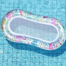 1 chiếc phao bơi bơm hơi màu tím lấp lánh đính kim sa kèm gối, ghế thư giãn trên nước dành cho người lớn, thích hợp cho tiệc bể bơi, kỳ nghỉ biển, thư giãn mùa hè. - Ghế nằm thư giãn lưới nước - Xem 20