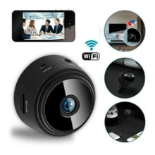 Mini A9 HD Wireless WiFi Camera | Memory Card Recording | Immediate Shipping - Black - View 3
