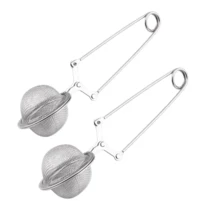 Infusor de té suelto, de malla de acero inoxidable, con asa, reutilizable, de material metálico, viene con clip, colador de hojas de té sueltas. Nuestro infusor de té suelto tiene una longitud total de 6.1 pulgadas, con un diámetro de filtro de 1.8 pulgadas, adecuado para la mayoría de tazas y tazas, brindando una gran experiencia de usuario. Diseño de malla fina, esencial para la temporada de regreso a la escuela. - Multicolor - Ver 17