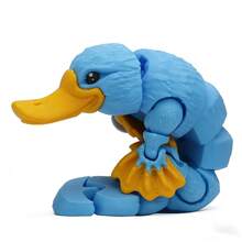 Tượng thú mỏ vịt in 3D có khớp cử động - Trang trí bàn làm việc và xe hơi, mô hình động vật in 3D có khớp linh hoạt, thích hợp để trang trí Giáng sinh và Halloween. - thú mỏ vịt - Xem 4