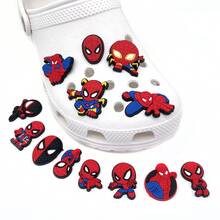 Panini Spider-Man Character Shoe Charm Decoration Set, Suitable For Bags And Daily Wear Decorative Clips - Multicolor - View 1