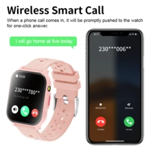QAGSFLC [Smart Watch]Selected Fashionable Men's Sports Watch, Wireless Calling And Message Notification, Pedometer, Calorie, With LED Side Light, Distance Tracking, Multiple Sports Modes, Music Control, Remote Camera, Alarm Reminder, Women's Multifunctional Smart Watch, Holiday Gift - View 6
