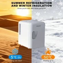 SOKANY21024 Car Mini Fridge, Portable Cooler/Warmer Box, 4L Flexible Capacity, Cooling 5℃/Heating 50℃, One-Touch Cold/Hot Switch, Suitable For Car/Office/Dorm Use - White - View 7