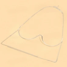 1 Sexy Metal Bra, Fashionable Retro Women's Bikini, Body Chain, Chest Chain, Party Jewelry - Silver - View 2