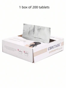 200 piezas Papel de aluminio profesional con relieve - Paquete con dispensador, 12x17cm, apto para servicios de coloración, permanente y mechas del cabello - Plateado - Ver 11