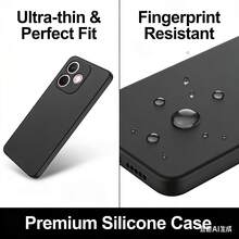 Ốp lưng màu đen mờ, có khả năng chống trầy xước, chống rơi vỡ, chống ố vàng và bảo vệ ống kính. Được trang bị khung TPU mềm mại, sản phẩm nhẹ, mỏng và bền chắc. - màu đen - Xem 6