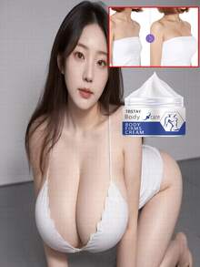 Fragrance Free Moisturizing Chest Firming Body Cream For Fuller Look With Shea Butter Natural Ingredients Hydration Boost Long Lasting Nourishment Smooth Skin Texture Enhances Elasticity Tightening Lotion For Women - 多色的 - 查看 4