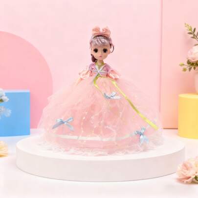 Muñeca princesa vestuario intercambiable creativa fiesta regalo para niña, muñeca Kawaii con ropa de moda, vestido de pelo suave, juguetes para niñas, muñeca de regalo de cumpleaños