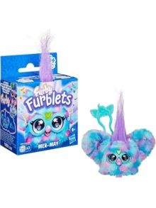 Hasbro Furby Furblets Bub-Lee 迷你朋友，45 种以上音效和音乐，只会说 Furbish 语，电子毛绒玩具，粉色和白色，返校礼物，适合 6 岁及以上儿童 - 彩色 - 查看 18