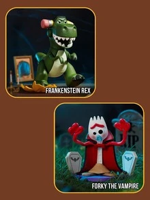 POP MART Disney Pixar Toy Story Nightmare Before Christmas Series Collectible Figurines, Halloween Theme Mystery Box Vinyl Toys, High-Quality PVC ABS Material 2.76-4.72 Inch Desktop Decor, Exquisite Painted Anime Character Statues With Mysterious Night Design, Perfect Surprise Gift For Disney Pixar Fans, Toy Story Enthusiasts, Animation Lovers And Collectible Doll Fans, Suitable For Home Office Desk Decoration, Holiday Seasonal Decor, Birthday Gifts - Multicolor - View 9