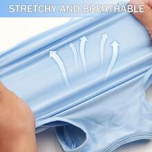 1件PETCHIC纯色极简绝育术后恢复服，透气猫咪术后恢复服，可替代伊丽莎白圈和皮肤病防护服（粉色，蓝色） - 彩色 - 查看 7