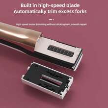 Portable Electric Hair Clipper Set - Combining Hair Tip Trimming And Fork Removal With IED Display. Designed Specifically For Damaged, Dry, And Fragile Hair, This Professional Hair Repair Tool Is The Ideal Hair Care Gift For Women. - Multicolor - View 10