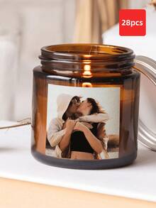 1-100 PCS Custom Round Stickers - Personalized Candle Labels With Any Photo, Text, Logo, Custom Aromatherapy Stickers, Transparent & Waterproof Oilproof Material, Custom Thank You Seal Stickers - Multicolor 1 - View 49