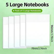 Giấy ghi chú trong suốt, thích hợp cho học sinh tiểu học và trung học, giấy nhớ có keo dính, kích thước lớn để ghi chú và sửa lỗi. - Trong sáng - Xem 13