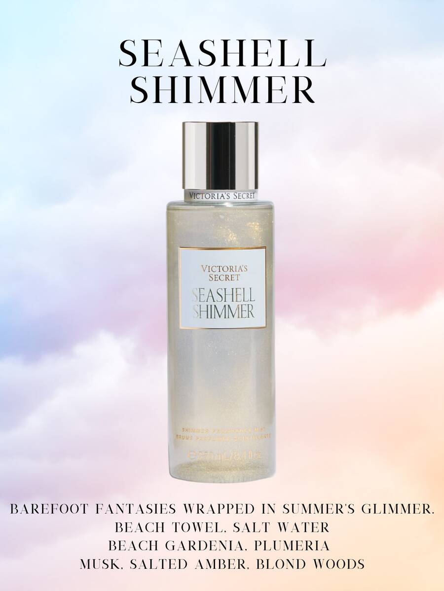 Victoria's Secret Victoria's Secret VS Body Mist Fine Fragrances Angel Cake & Cream Scented Mist - Seashell Shimmer - View 1