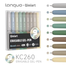 1 pezzo Penne gel colorate di alta qualità cancellabili, penne per disegno e pianificazione per studenti d'arte, 9 colori/45 colori, inchiostro a base d'acqua, pennarelli per pianificatore fai-da-te e pittura, penne colorate a grande capacità, evidenziatori - Penne gel cancellabili colorate - Visualizzare 15