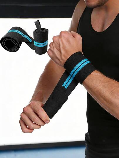 Professional Heavy Duty Thumb Loop Wrist Support Strap, Suitable For Weightlifting, Bench Press And Strength Training, Adjustable Gym Wrist Wraps For Men And Women
