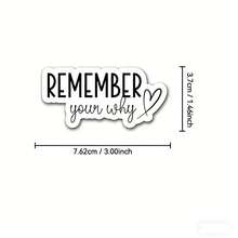 1. “记住你的初心”励志贴纸 – 鼓舞人心的乙烯基贴纸 | 适用于笔记本电脑、水瓶和日记本的积极向上语录 - 彩色 - 查看 2