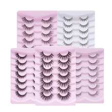 ELAE Wispy Lashes Natural Look Fake Eyelashes Natural Lashes False Eyelashes Wispy Fake Lashes Natural Eyelashes Clear Band Lashes - Cat Eye Lashes - View 7
