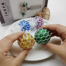 1个彩色网状减压球：彩虹串珠网状软球，柔软的葡萄造型球，可缓解焦虑和压力，适合儿童和成人，是婚礼季和母亲节的完美礼物。 - NNL42 - 查看 5