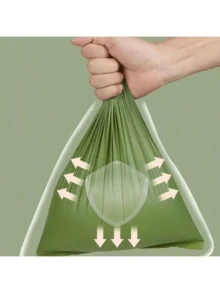 PETSIN 10 cuộn/150 túi đựng phân chó có mùi hương hoa oải hương ngẫu nhiên, siêu dày và chống rò rỉ, quản lý chất thải của thú cưng, thiết kế hình vuông có thể gập lại, chất lượng cao (1 hộp đựng) - Nhiều màu - Xem 4