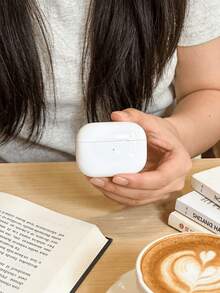 真无线耳机 - 兼容苹果和安卓系统，内置麦克风，防汗设计，电池续航时间长达 24 小时 - 白色，耳机 > 无线，Airbuds，耳塞，头戴式耳机 - 查看 3