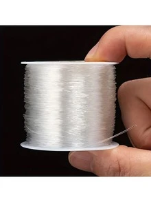 1pc, 328 Ft Elastic Beaded String 0.5-1mm Clear Elastic Thread For DIY Bracelet & Necklace - Multicolor - View 8